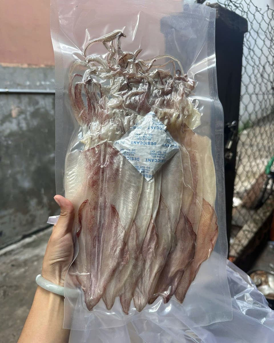 Túi mực khô hút chân không